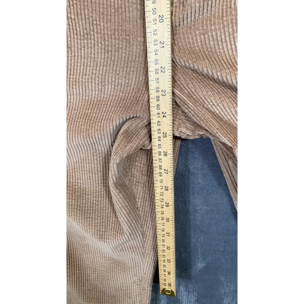 Aerie Aerie Corduroy Kick Flare Overalls Tan Jumpsuit XXL New